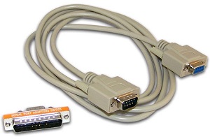 80252581 RS232 Cable & adapter, Disc/Pion/MB
